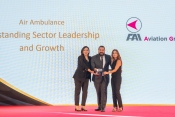 FAI Air Ambulance receives Outstanding Sector Leadership and Growth Award at the MEA Business Achiev